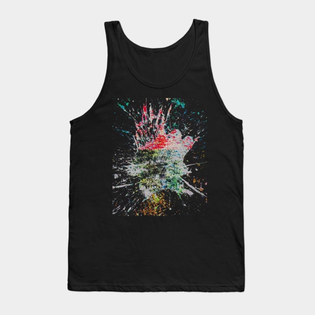 Sequential Explosion - Glitch Experiment Photoshop Audacity Tank Top by MrBenny